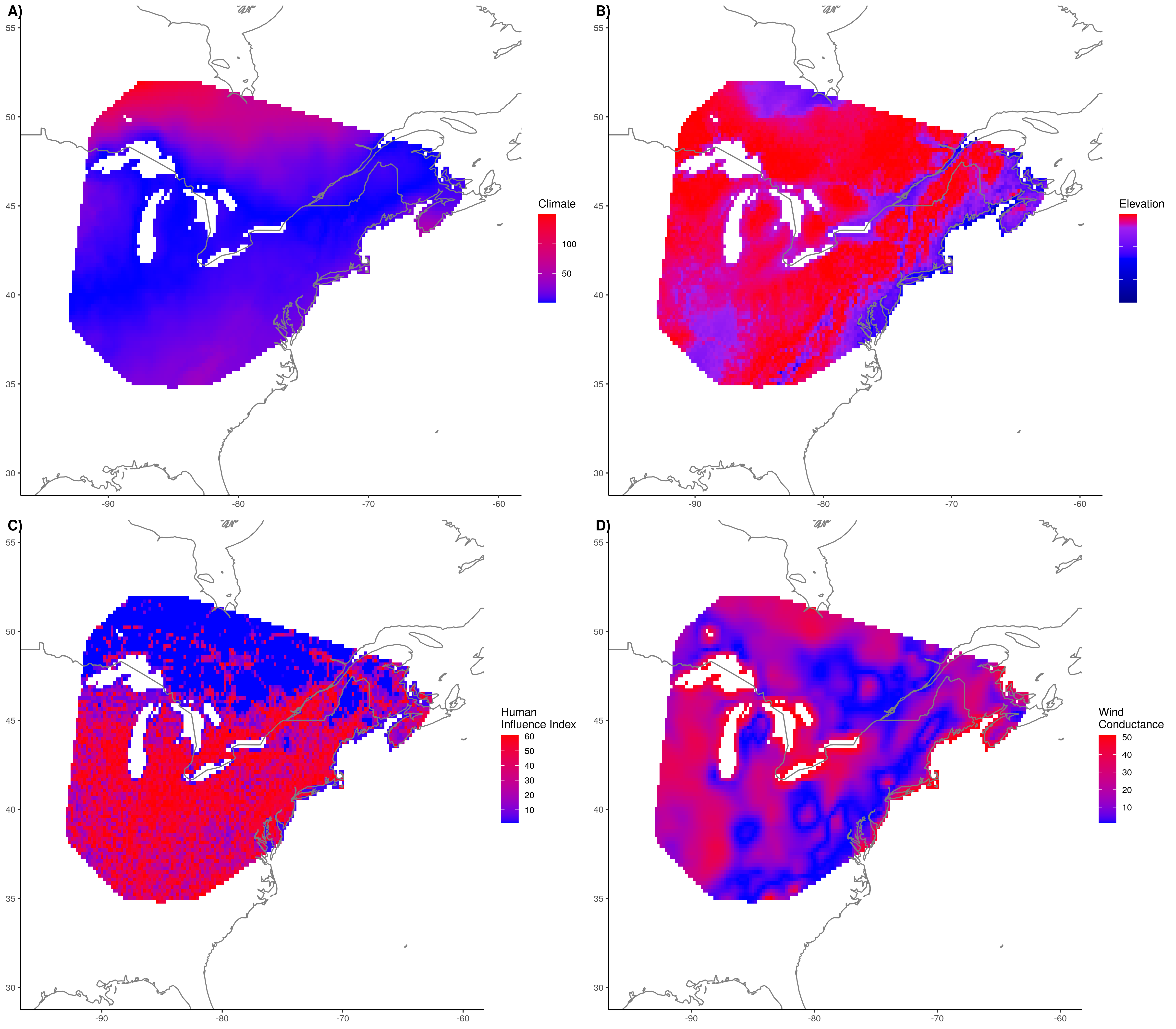 Landscape Surface Plots